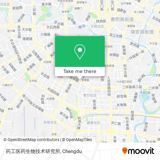 药工医药生物技术研究所 map