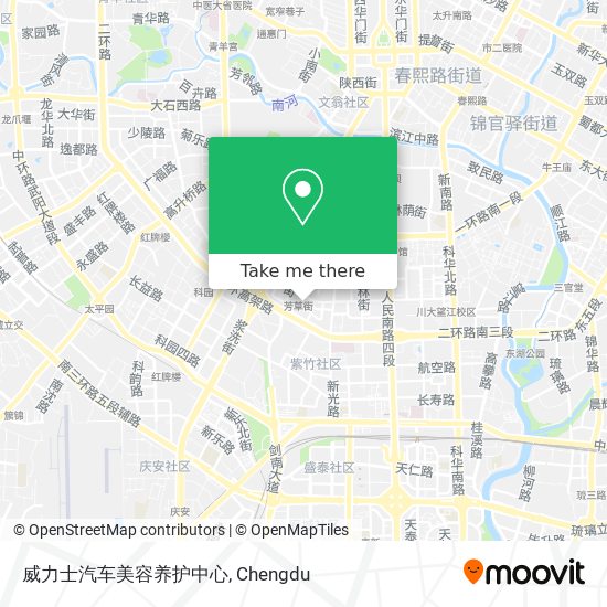 威力士汽车美容养护中心 map