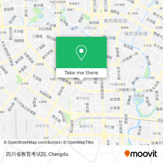 四川省教育考试院 map