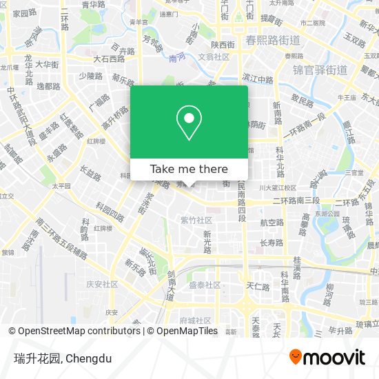 瑞升花园 map