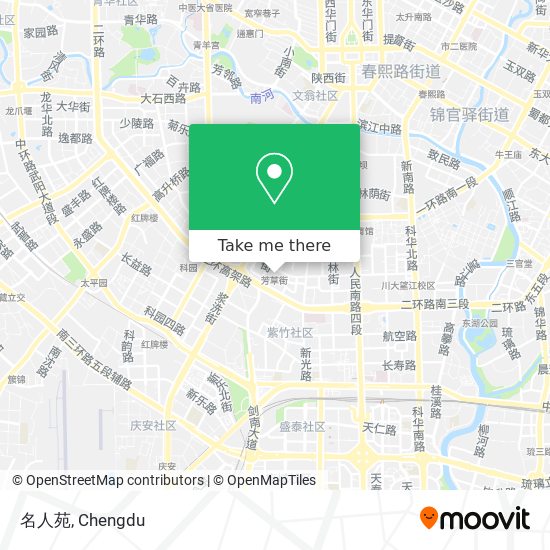 名人苑 map