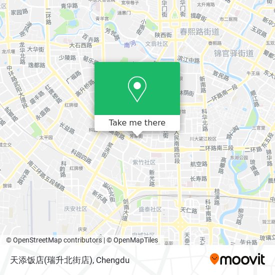 天添饭店(瑞升北街店) map