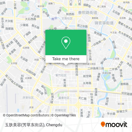玉肤美容(芳草东街店) map