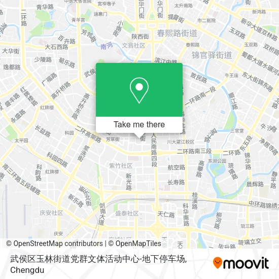 武侯区玉林街道党群文体活动中心-地下停车场 map
