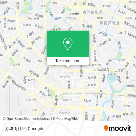 芳华街社区 map