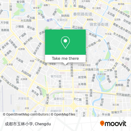 成都市玉林小学 map