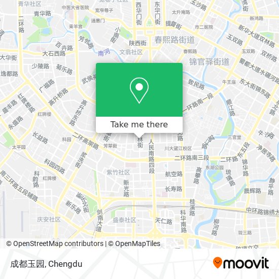成都玉园 map