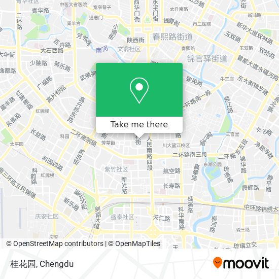 桂花园 map