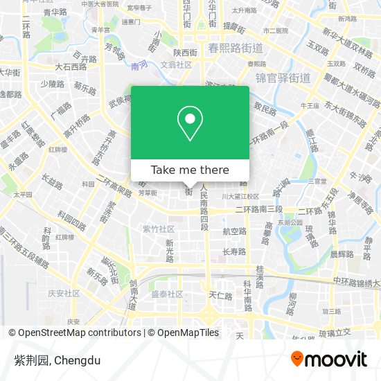 紫荆园 map