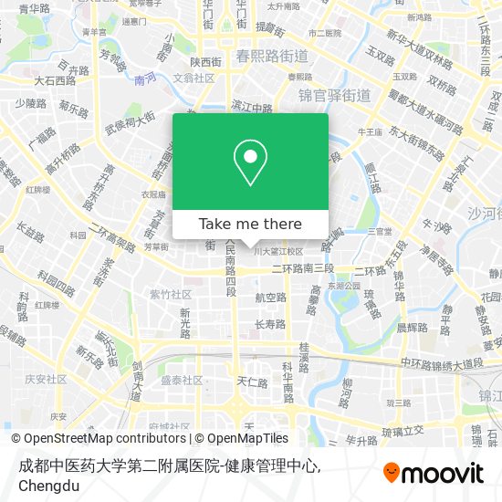 成都中医药大学第二附属医院-健康管理中心 map