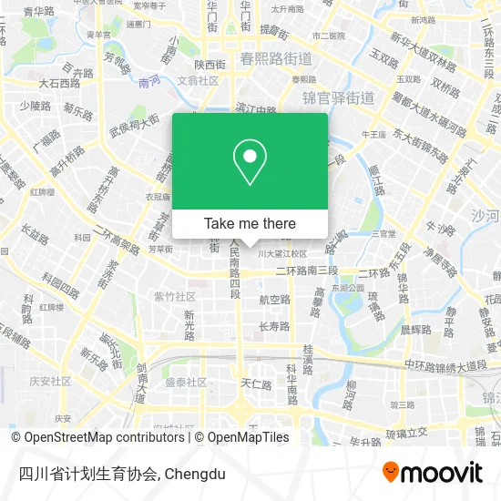 四川省计划生育协会 map