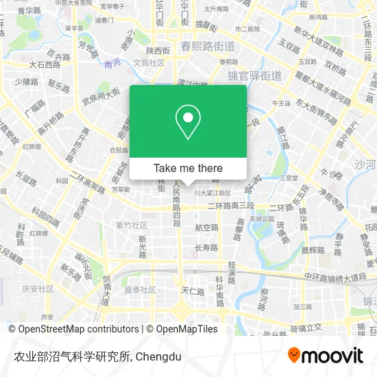 农业部沼气科学研究所 map