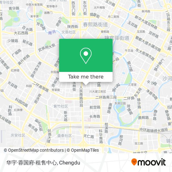 华宇·蓉国府-租售中心 map