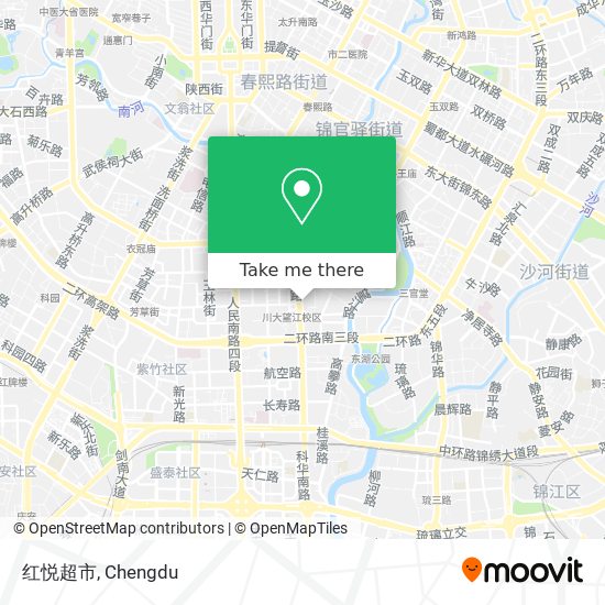 红悦超市 map