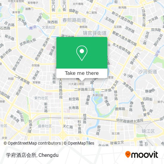 学府酒店会所 map
