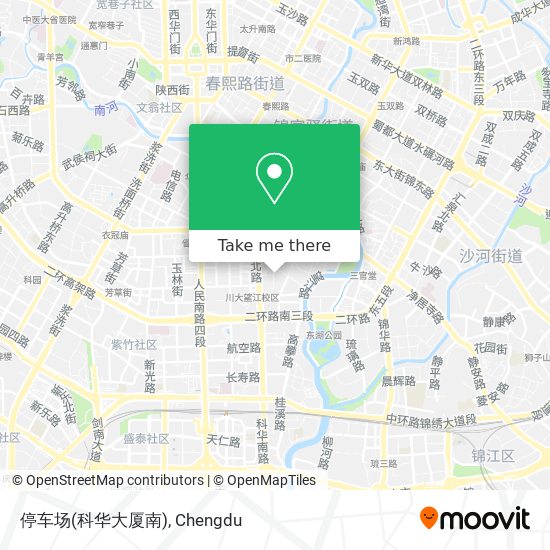 停车场(科华大厦南) map