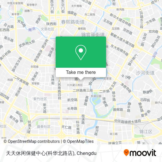 天天休闲保健中心(科华北路店) map