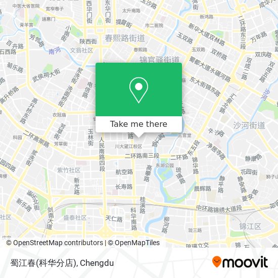 蜀江春(科华分店) map