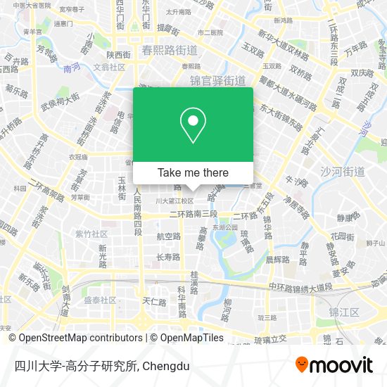 四川大学-高分子研究所 map