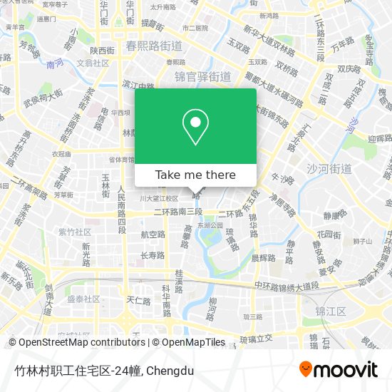 竹林村职工住宅区-24幢 map