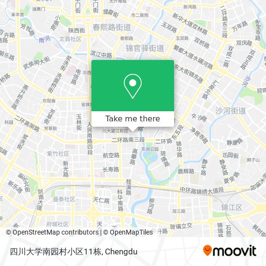 四川大学南园村小区11栋 map