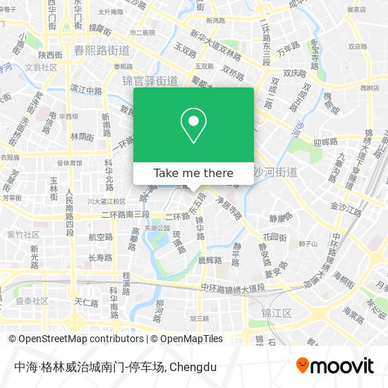中海·格林威治城南门-停车场 map
