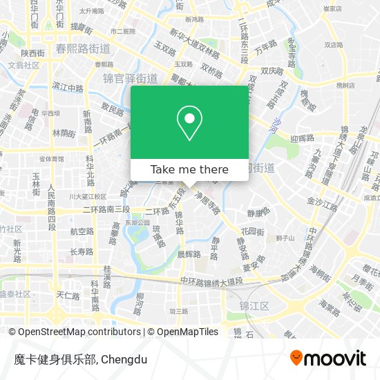 魔卡健身俱乐部 map