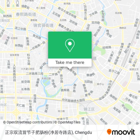 正宗双流冒节子肥肠粉(净居寺路店) map