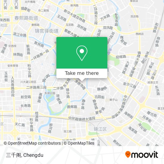 三千阁 map