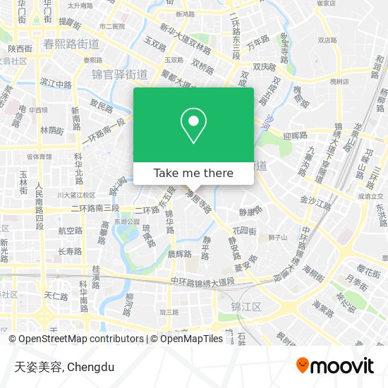 天姿美容 map