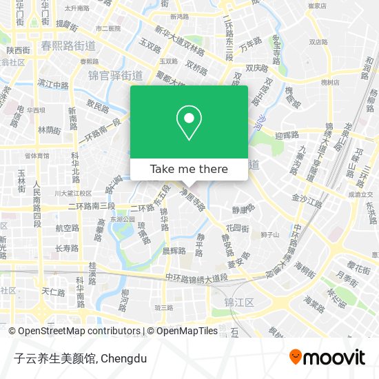 子云养生美颜馆 map