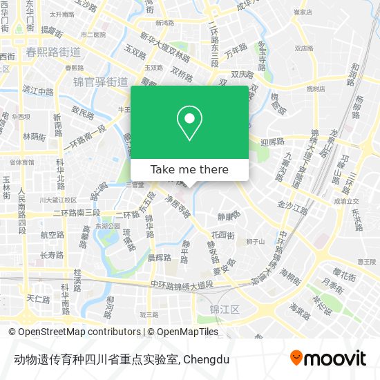 How To Get To 动物遗传育种四川省重点实验室in 锦江区by Bus Or Metro