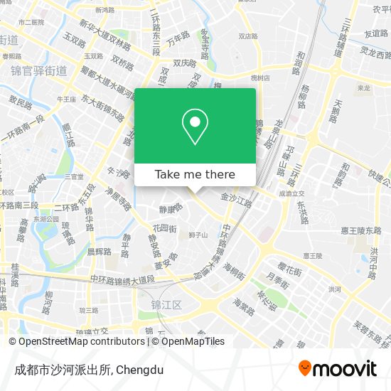 成都市沙河派出所 map