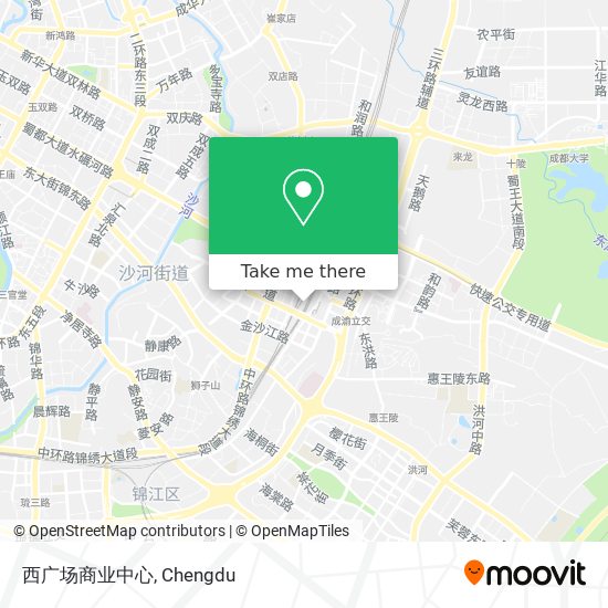 西广场商业中心 map