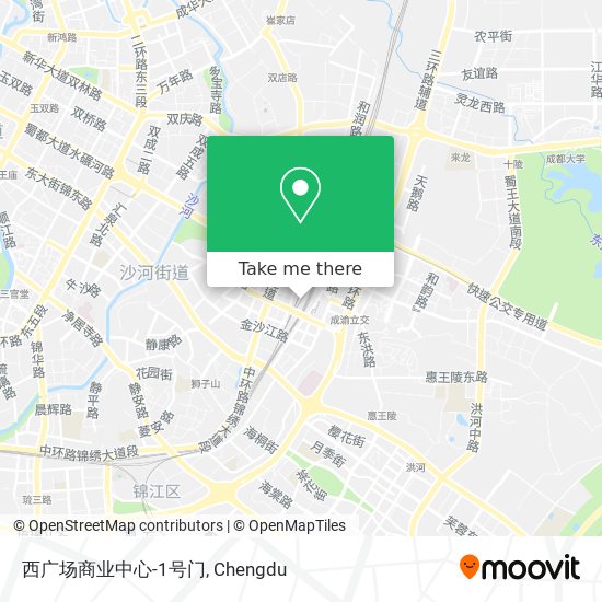 西广场商业中心-1号门 map