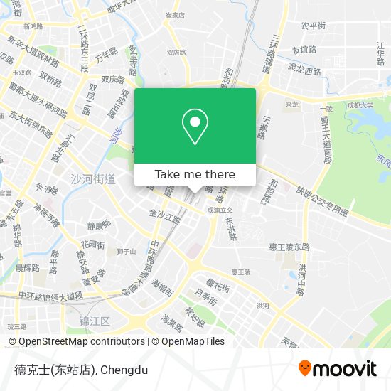 德克士(东站店) map