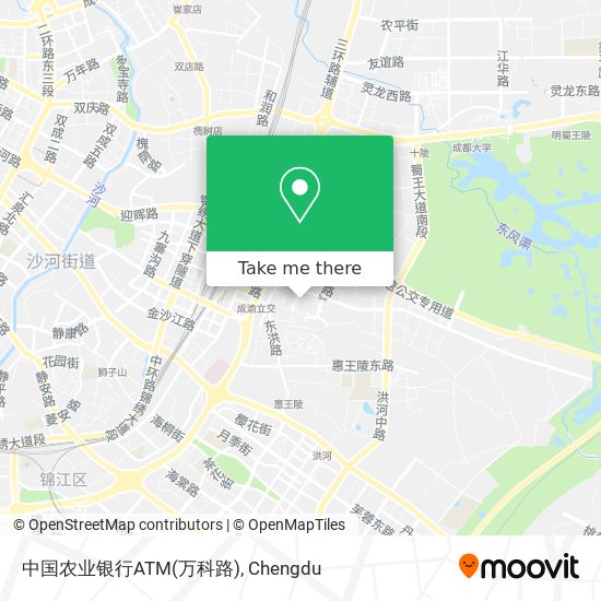 中国农业银行ATM(万科路) map