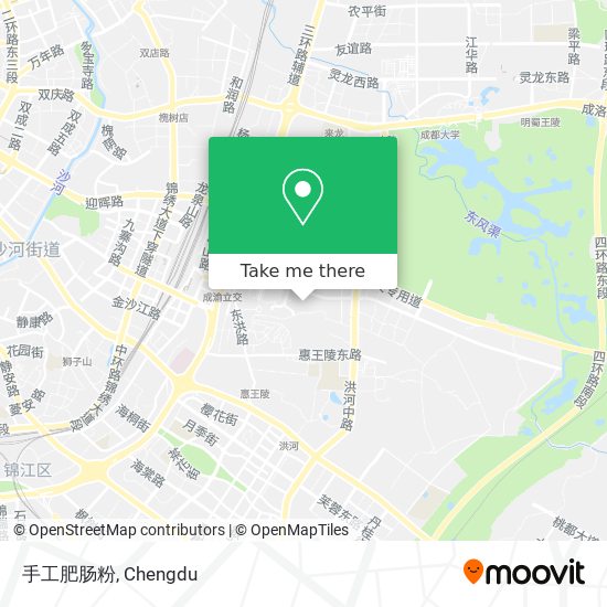 手工肥肠粉 map