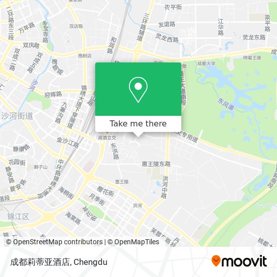 成都莉蒂亚酒店 map