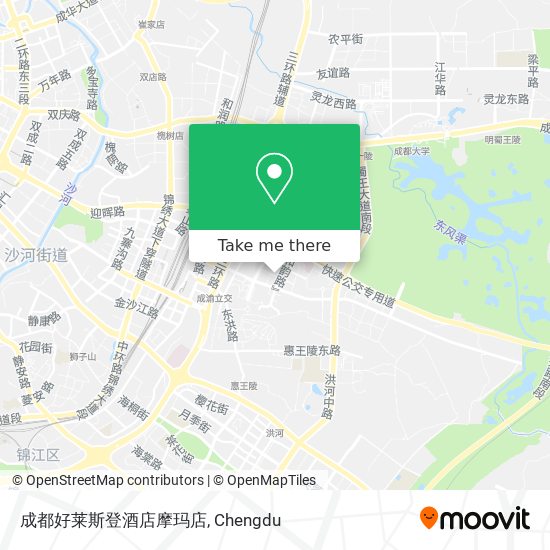 成都好莱斯登酒店摩玛店 map