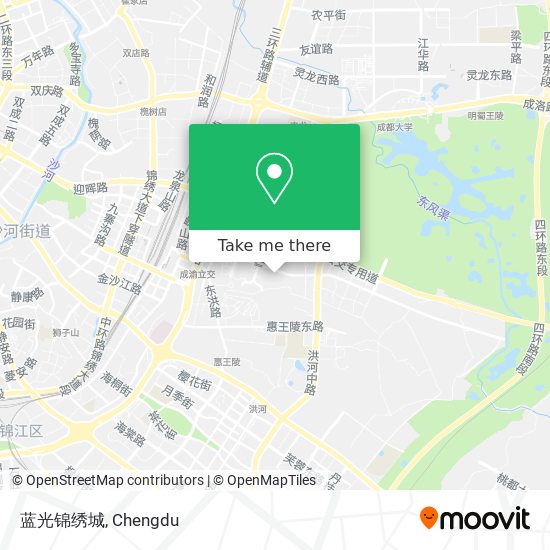 蓝光锦绣城 map