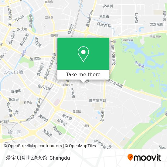 爱宝贝幼儿游泳馆 map