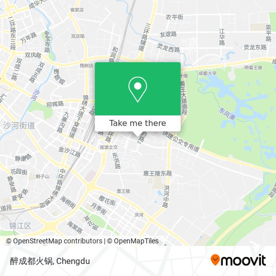 醉成都火锅 map