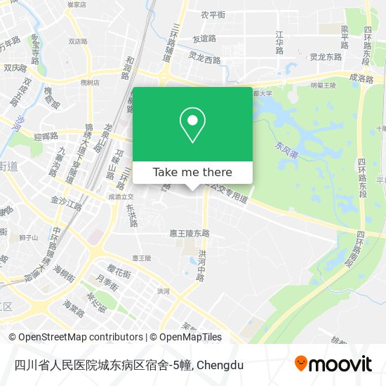 四川省人民医院城东病区宿舍-5幢 map