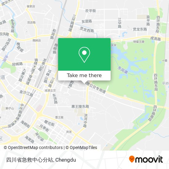 四川省急救中心分站 map