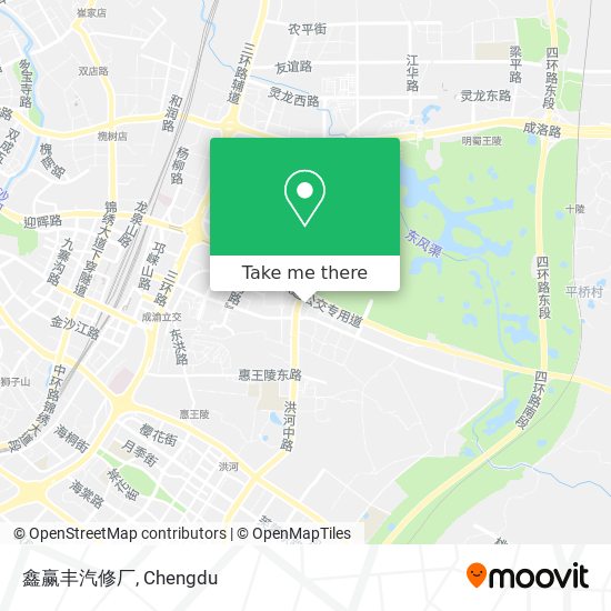 鑫赢丰汽修厂 map