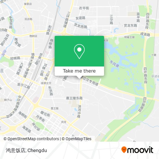 鸿意饭店 map