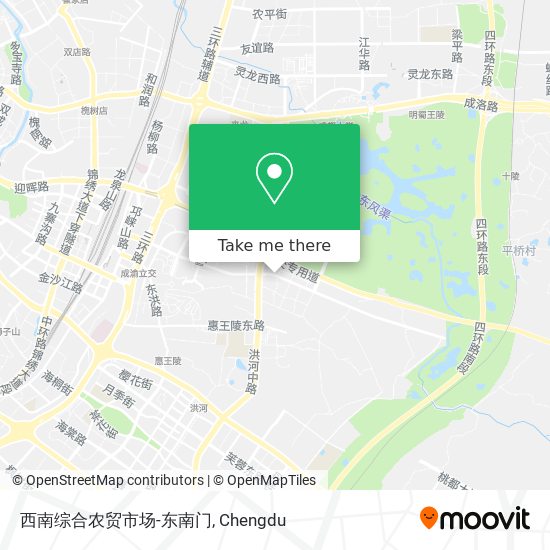 西南综合农贸市场-东南门 map