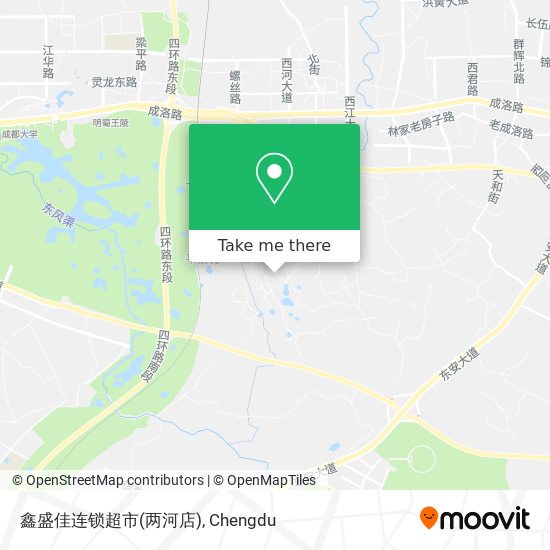 鑫盛佳连锁超市(两河店) map