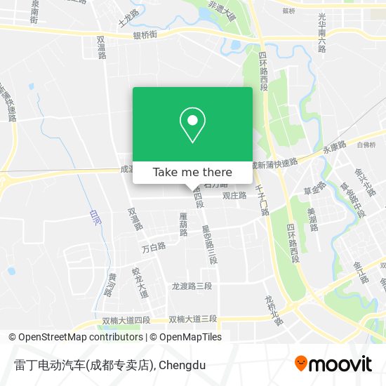 雷丁电动汽车(成都专卖店) map